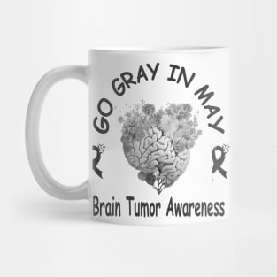 Go Gray In May Brain Cancer Tumor Awareness Mug